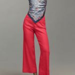 Anthropologie Maeve The Colette Wide-Leg Cropped Linen Pants, Size 28 Photo 2