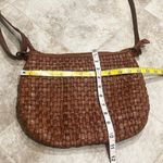 Vilenca Holland Woven Brown Supple Leather Crossbody Bag Anthropologie Photo 2