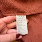 COS  Rust Textured Mockneck Puff Sleeve Blouse Photo 3