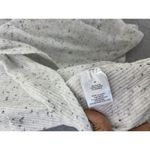 Hippie Rose  Women's Sweater White Marled Long Sleeve Medium Paneled Photo 5