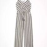 American Eagle AE Striped Strappy Wide Leg Jumpsuit Photo 4