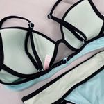 Victoria's Secret  The Fabulous Mint Green Colorblack Bikini 34B & Medium Photo 6