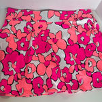 Total Girl New  Pink and White Floral Skort Size XXL or 20 1/2 Photo 0