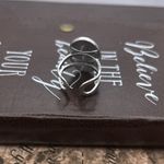 Western Mahogany Jasper Stainless Steel Gemstone Ring Red Photo 2