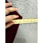 Old Navy Jumpsuit 1X Plus Burgundy Embroidered Sleeveless Wide Leg Boho Chic Photo 3