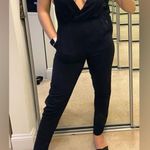 Blue Life  V-Neck Straight Leg Romper - Black - XS Photo 1