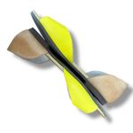 Latigo  Mollee Yellow Leather D’Orsay Flat Sandals Women’s 8 Open Toe Photo 2