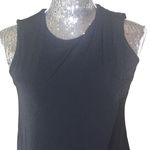 Bar III Womens Drapey Sleeveless Cocktail Dress 10940 Black Size XXS Photo 3