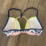 Victoria's Secret NWOT Victoria’s Secret bikini bra top 34DD geometric print navy and white Photo 1