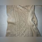 Athleta Hooded Cable Knit Sweater Dress with Zippered Pocket Women’s Size S/M Photo 7