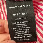 Who What Wear : Pink and White Stripped Button Down with wrap or bow Photo 7