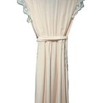 JOIE Magdelen 100% Silk Peach Cream Lace Baby Pink Midi Dress Size XS Photo 8