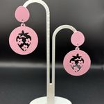 Pink Strawberry Earrings Photo 3