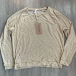 Project Social T  Mocha Heather Beige Long Sleeve Tee - Size Small Photo 0