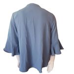 Lush Clothing NWT Francesca's Lush Blue Blouse (S) Photo 3