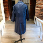 Amanda Smith ‎ pure silk shift dress with matching blouse size 14p/LgP navy blue Photo 2