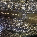 Jeanne pierre Blue striped oversized cable knit sweater Photo 1