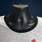 Disney Mickey & Minnie Mouse Kiss Pose Gray T-Shirt XL -Cute Woman’s Graphic Tee Photo 3