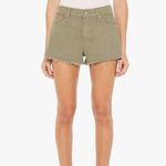 #5 NWT MOTHER Denim The Dodger Short Short Fray in Mermaid Green Size 31 Photo 0