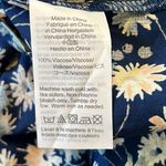 Madewell  medium womens Blue Moon v neck front tie blouse floral design NWT blue Photo 6