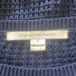 Diane Von Furstenberg  navy blue sweater in size small Photo 3