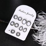 Boutique Bohemian Stud Earrings 5 Pairs, NWT Photo 1