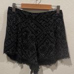 Urban Outfitters ECOTE Black White Rise Microdot Pull On Shorts Photo 3