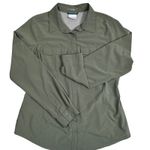 Columbia Omni-Shade Sun Protection Button Up Shirt L Olive Green Gorpcore Scandi Photo 1