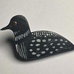 Wood Duck Bird Hand Crafted Hand Painted Brooch Pin Photo 2