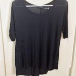 NEW * BCBG Max Azria women's XS cuffed short-sleeve modal dressy blouse * NWOT Photo 0