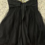 United Colors Of Benetton Colors Dress United of Benetton Black and Yellow Strapless  Photo 0