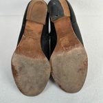 Madewell The Billie Ankle Boots Black Leather Womens 9 Zip Stacked Block Heel Photo 11