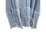 Selfie Leslie  Desert Rose Crochet Lace-Up Back Maxi Dress Ice Blue Size XL Boho Photo 9