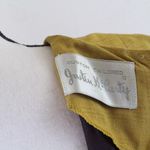 Vintage 60s Justin McCarty Mustard Yellow Split Kirt Long Sleeve Dress Size M Photo 9