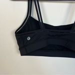 Lululemon Black Strappy Sports Bra Photo 4