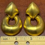 Givenchy  Vintage Gold Tone Clip Earrings Photo 4