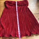 Hello Molly LIVING UPTOWN PLISSE STRAPLESS MINI DRESS RED size 10 Photo 12