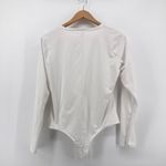Spanx Women's Suit Yourself Long Sleeve Thong Bodysuit V-Neck White Size 1X Photo 5