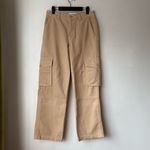 Aritzia TNA Tan Troop Mid-rise Cotton Cargo Pants 6 Photo 4