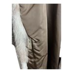 Vintage 20s Paul Magder Toronto Real Silver Fox Fur & Real Mink Coat Size M/L Black Photo 12