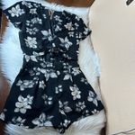 Ecru  Lab Floral Cutout Shirts Romper Size Medium Photo 15
