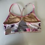 Lululemon athletica Women's Blurred Floral Sports Bra - Pink and Purple Photo 3