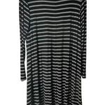 Old Navy Women's Striped Long Sleeve Knee Length T-Shirt Dress M Photo 1