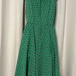 Eva Rose Women’s Green Cherry Dress Size Tag Missing Pit To Pit 16” Photo 2