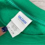 Gildan  green funny religious “ go Jesus it’s your birthday “ long sleeve sweater Photo 5