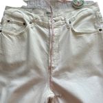 AGOLDE  Sz 30 Women's White Riley‎ High Rise Straight Crop Distressed Jeans NWT Photo 11