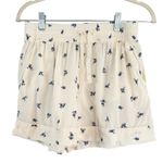Old Navy Floral Pull On Causal Cream Shorts Women’s Size Small Photo 1
