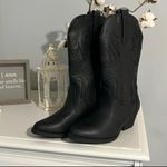 True Craft Cowboy Western Black Boots New Photo 4
