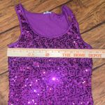 Charlotte Russe Purple Sequin Tank Top shirt Y2K woman’s XS Photo 4