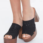 Yoki  Platform Chunky Heels Size 10 Photo 0